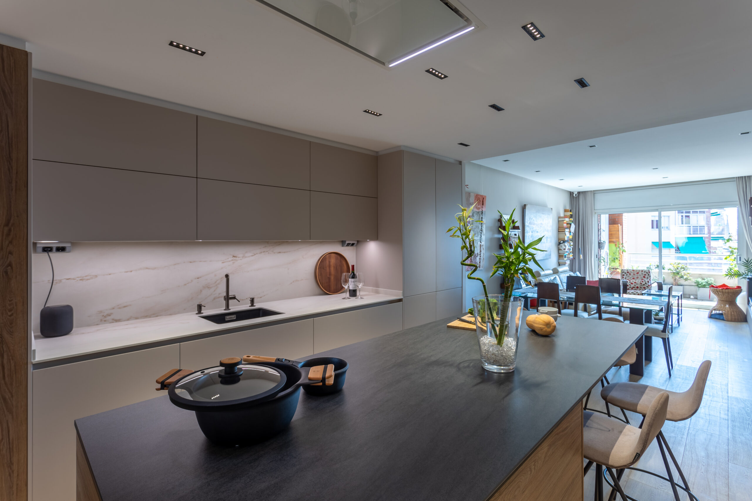 Cocina Laca Cashmere Kairos y grafeno